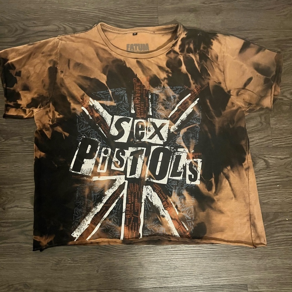 Sex Pistols tie die crop top​​​​​ - Picture 4 of 5